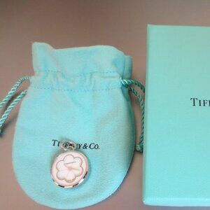 Tiffany & Co. Steel White Blossom Watch Charm-New Battery
